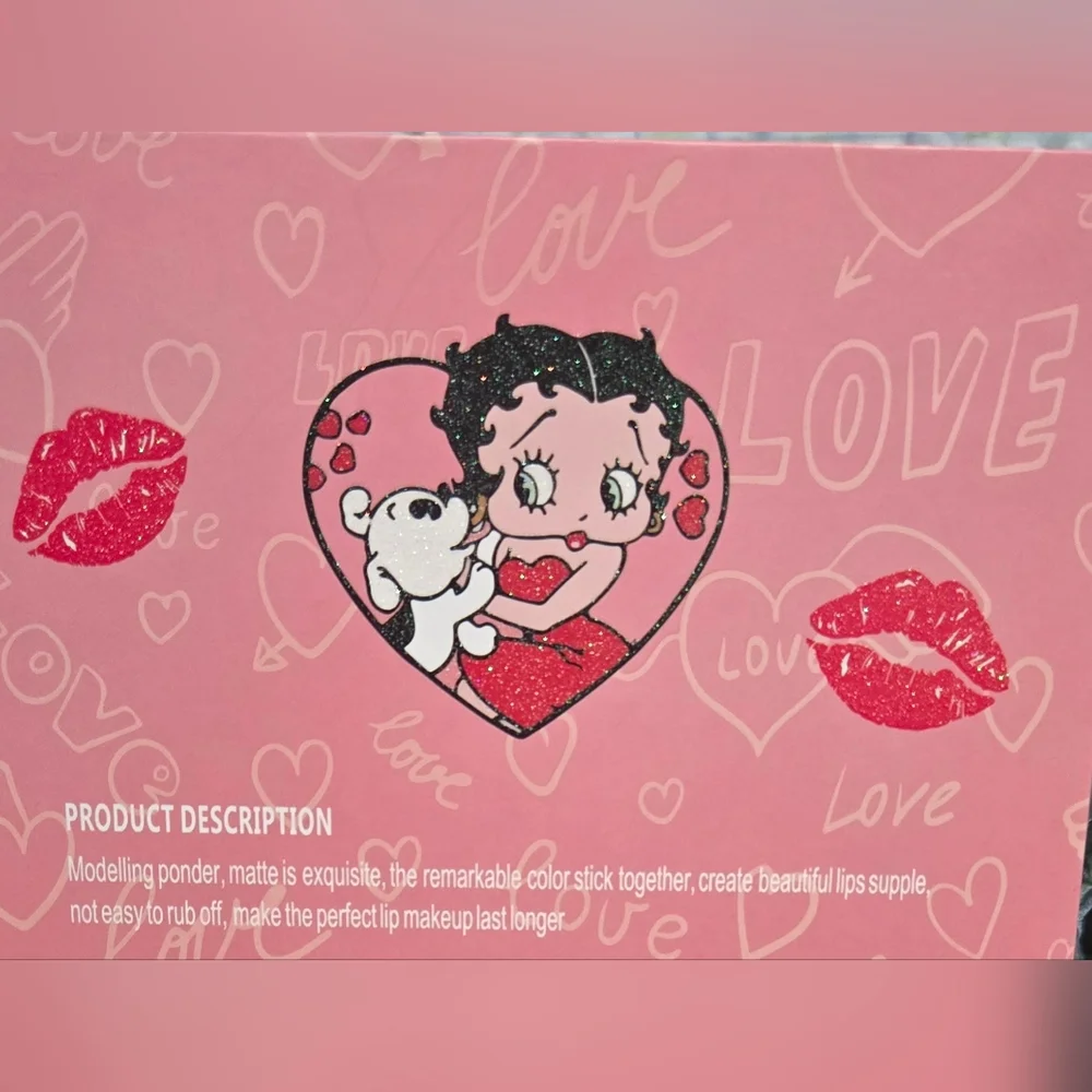 Betty Boop Lipstick Set - Red and Nude Shades